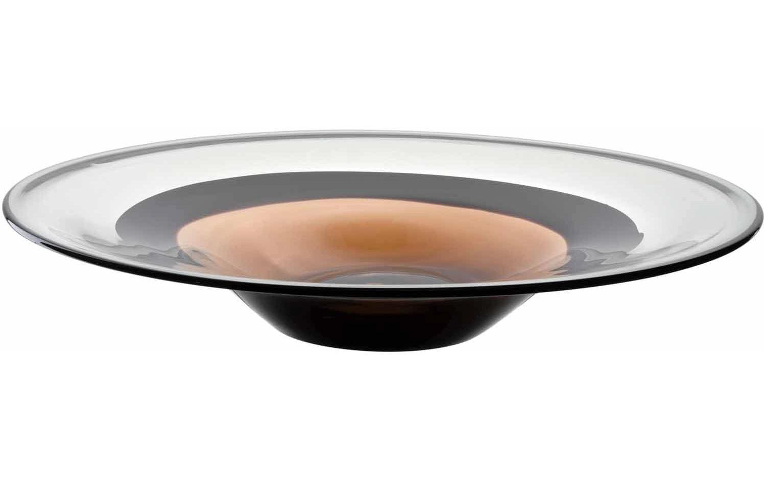 Schale Sabbia Braun/Transparent<br>Dekorationsschale