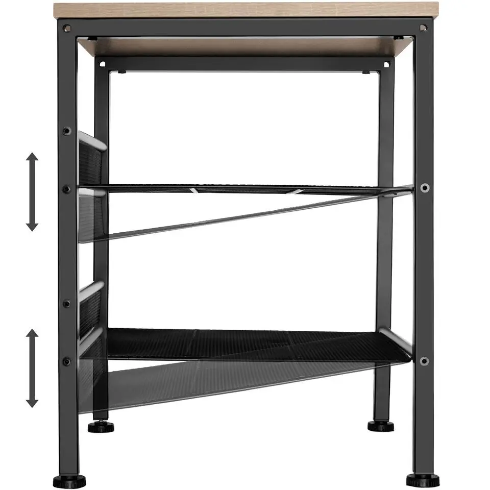 tectake Bijzettafel Lincoln 40,5x40x50,5cm
