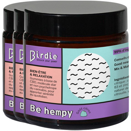 Birdie Nutrition Be hempy 3 mois