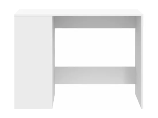 Bureau blanc 102x50x75 cm bois d'ingénierie