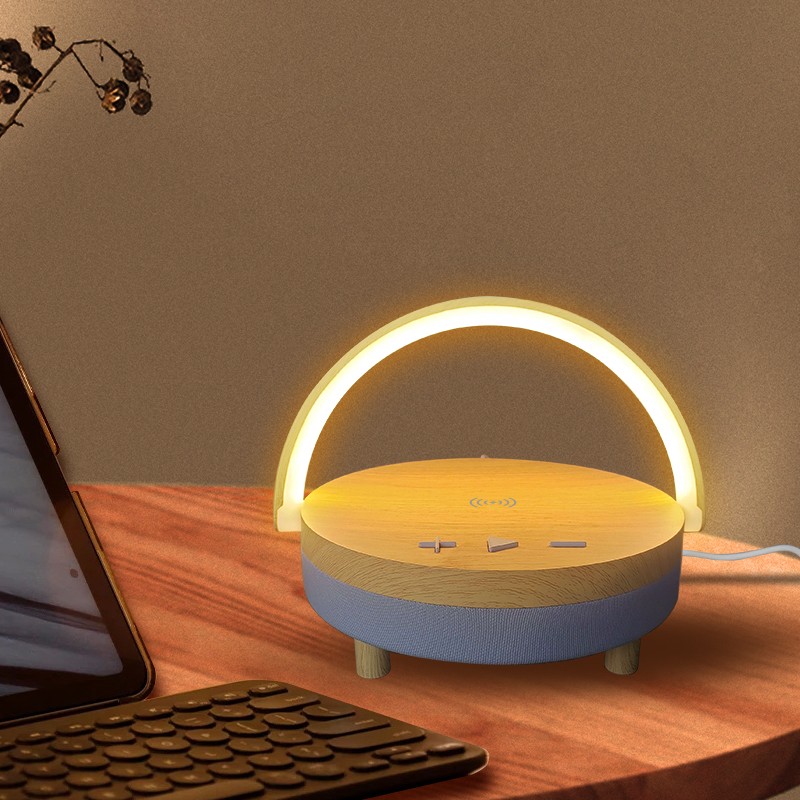 Hâws - Rømø natlampe med trådløs opladning og højtaler