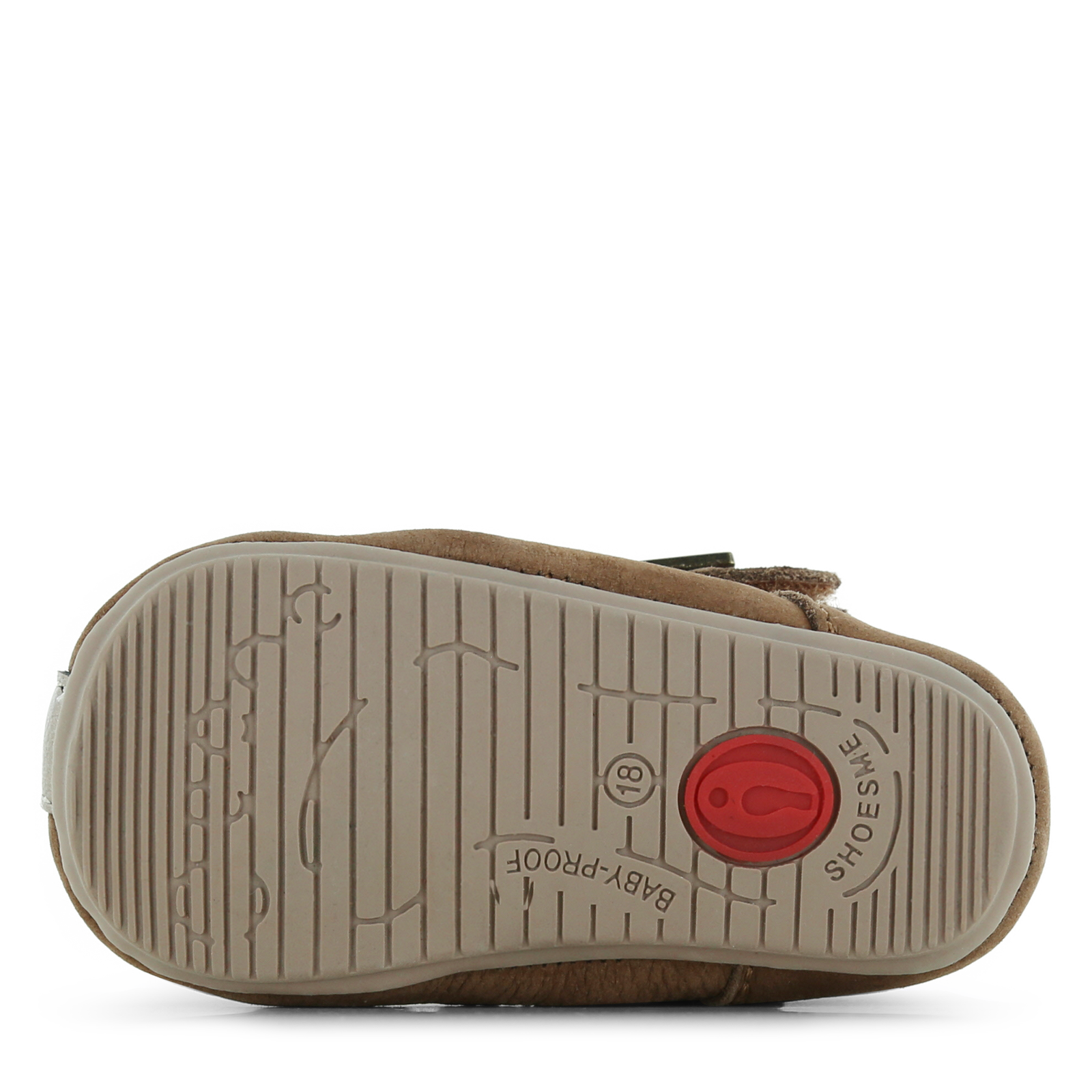 Shoesme cognac BABY-PROOF® T-band schoentje met muis Leer, Nubuck | Sale