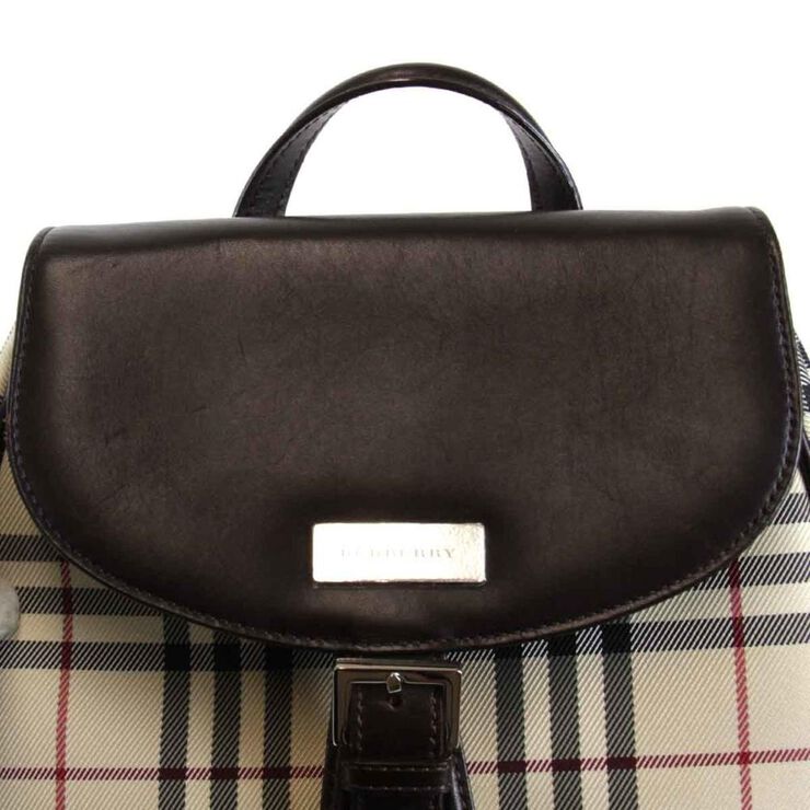Burberry Vintage Burberry Backpack Beige