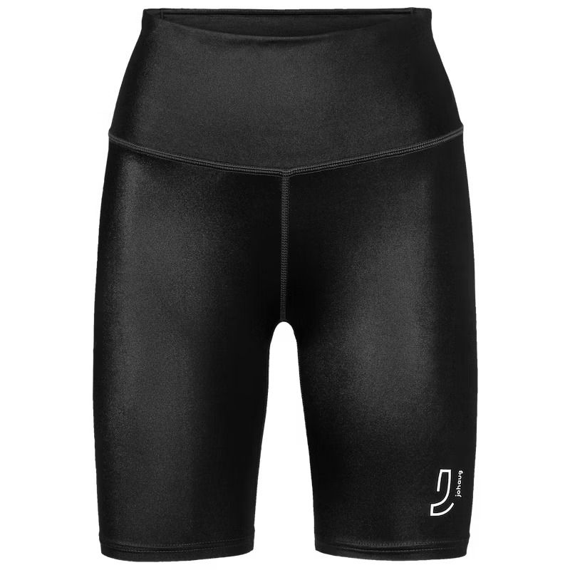 johaug shimmer high waist korte traeningstights dame 343 220638 tblck