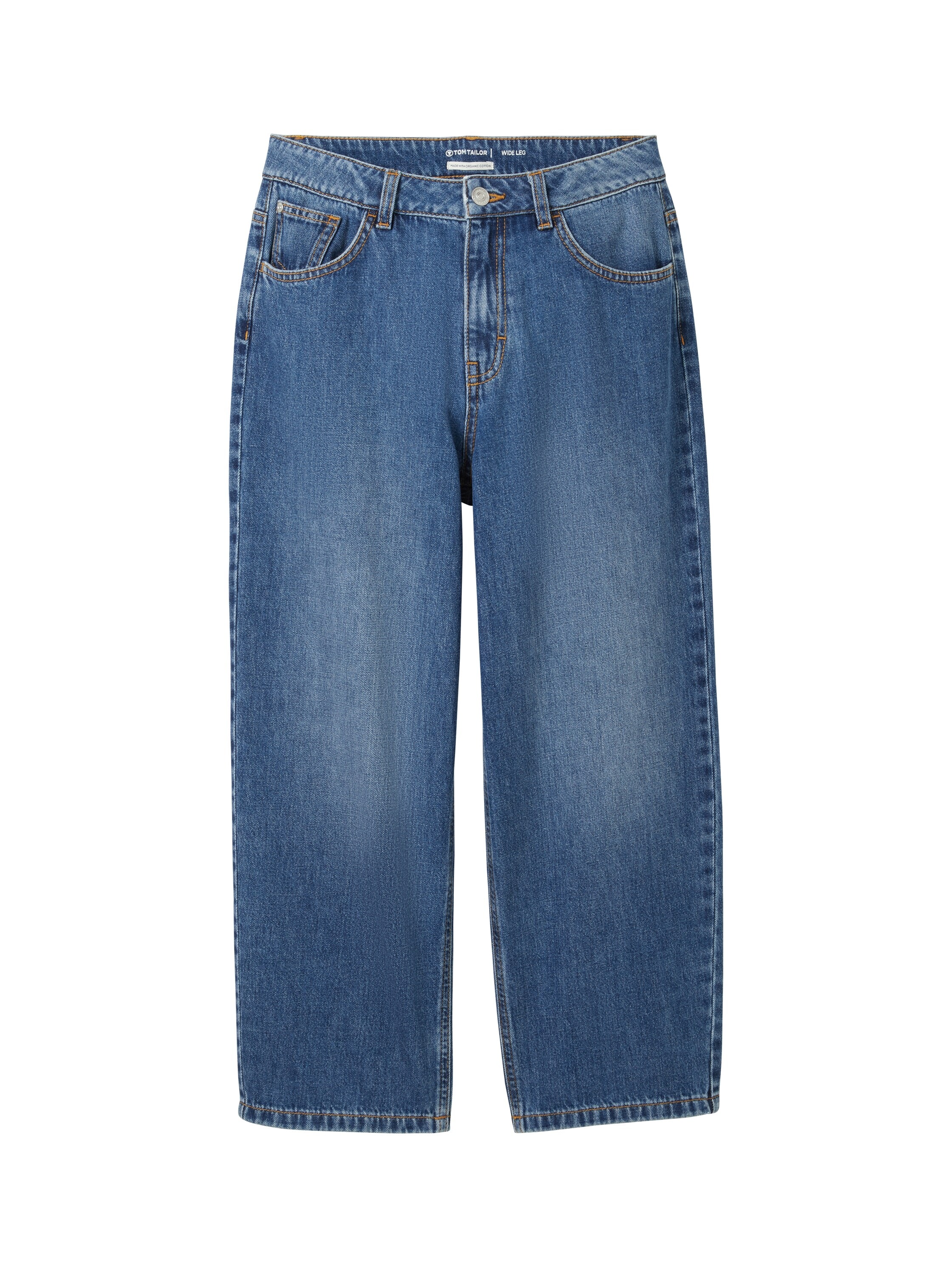 TOM TAILOR 5-Pocket-Jeans Baggy Jeans- mit ausgestelltem Bein
