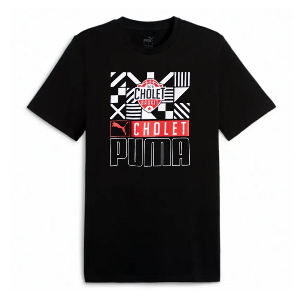 Puma Cholet Basket T-Shirt Noir Homme Puma