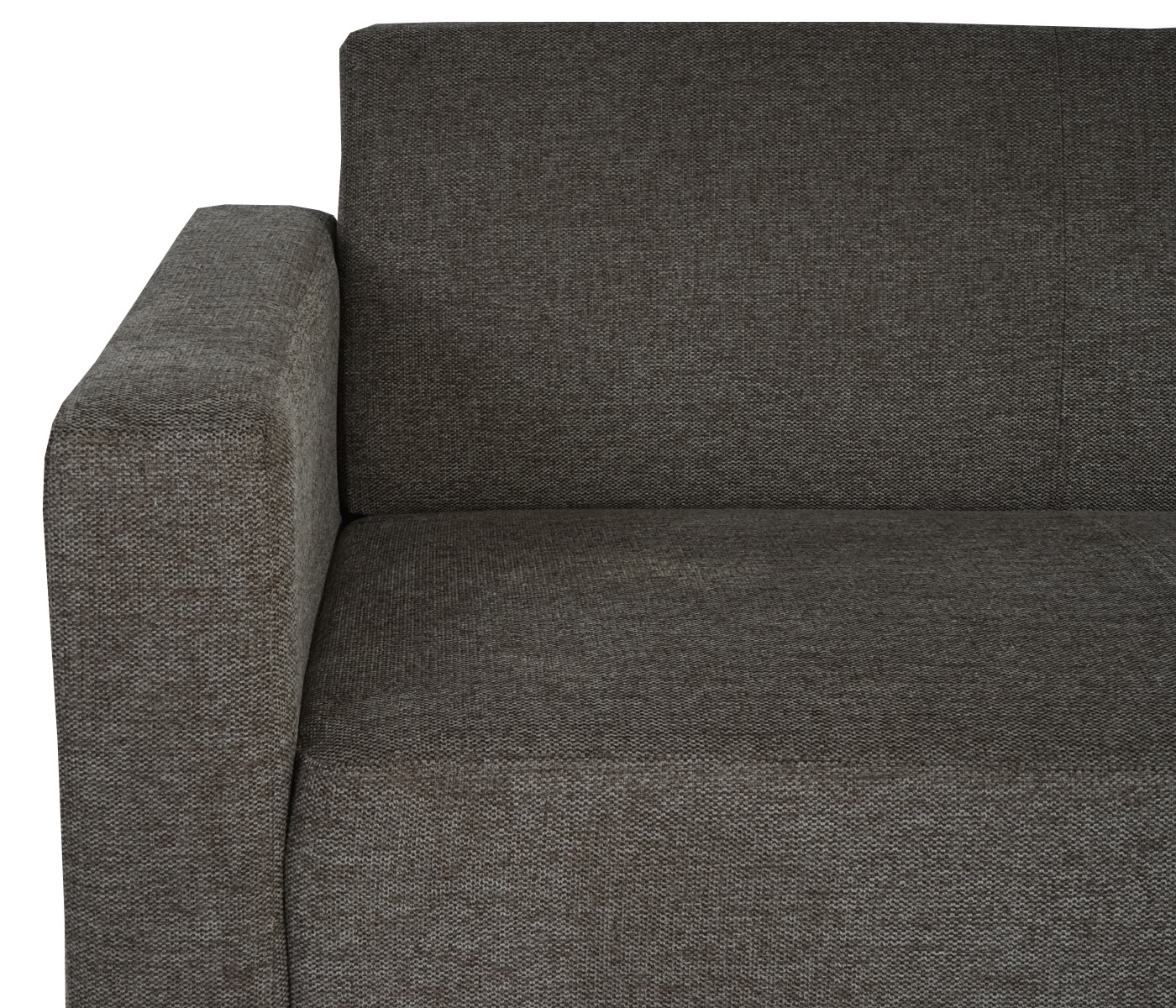 2er Sofa Couch Moncalieri Loungesofa Stoff/Textil ~ braun