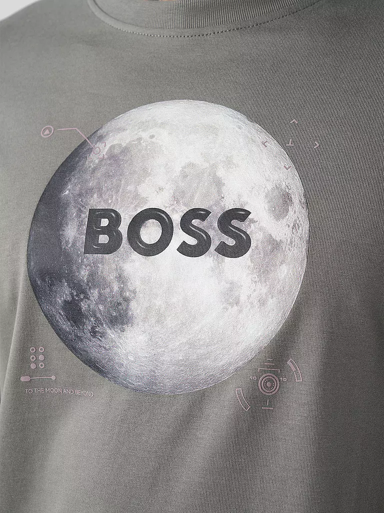 BOSS T-Shirt TE_MOON  grau