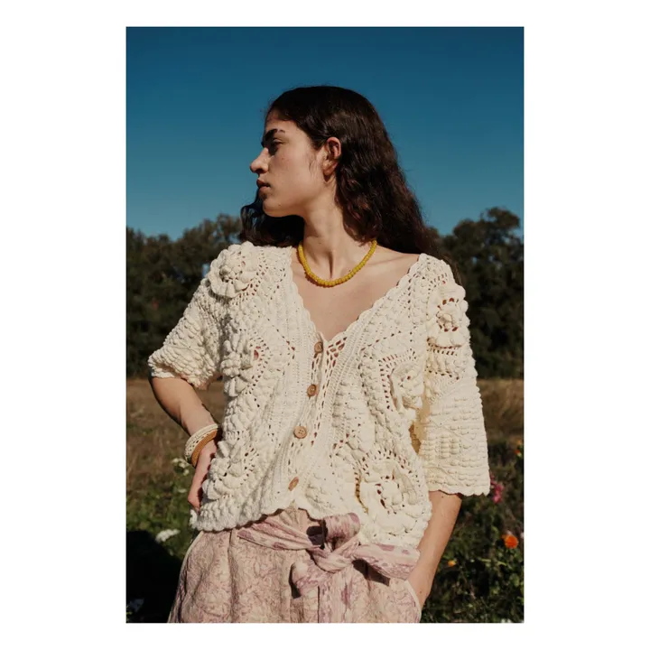 Louise Misha Cardigan Mallyra - Collection Femme | Crème