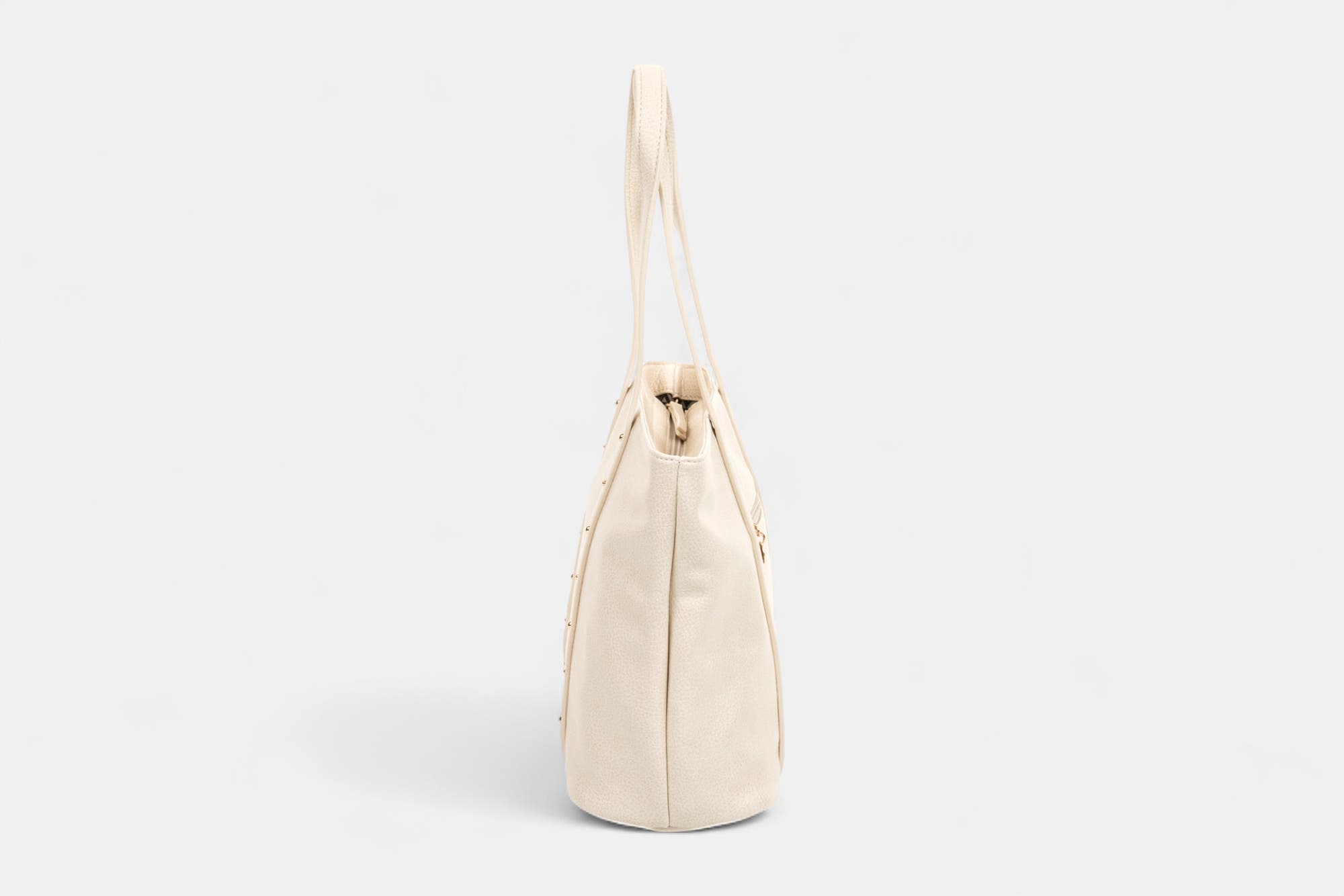 Sac de shopping beige