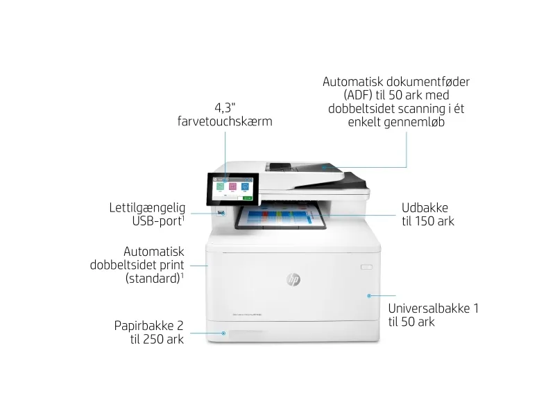 HP Color LaserJet Ent MFP M480f Printer