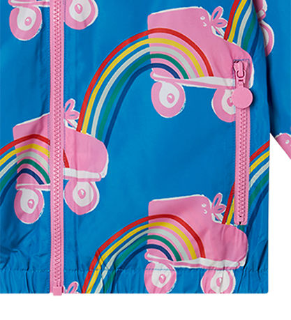 Stella McCartney Kids Jacke - Blau m. Rollschuhe