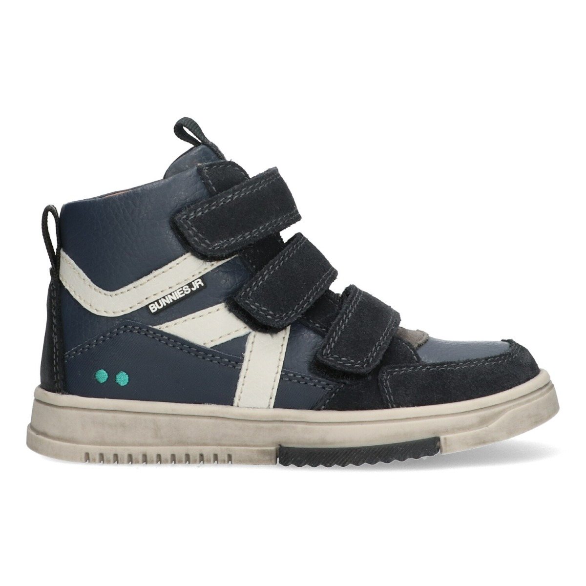 Milan Mieters - Hoge Sneakers Bunnies Blauw