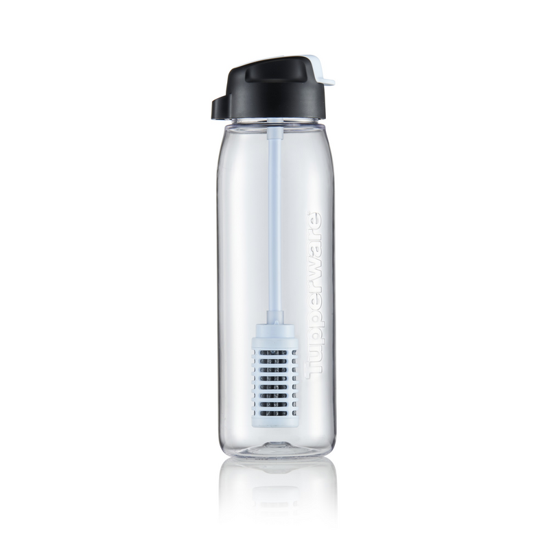 Pure & Go Wasserfilter-Flasche 750ml Frisch gefiltertes Wasser, wohin auch immer du gehst!