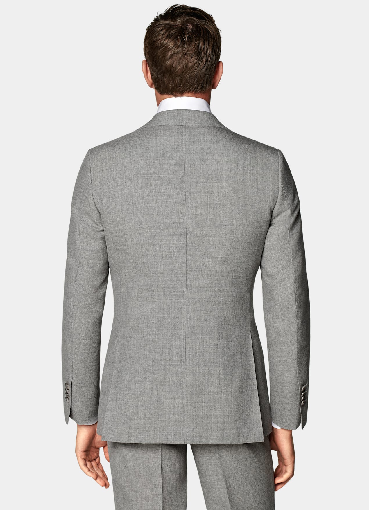 Costume Perennial Lazio coupe Tailored gris clair