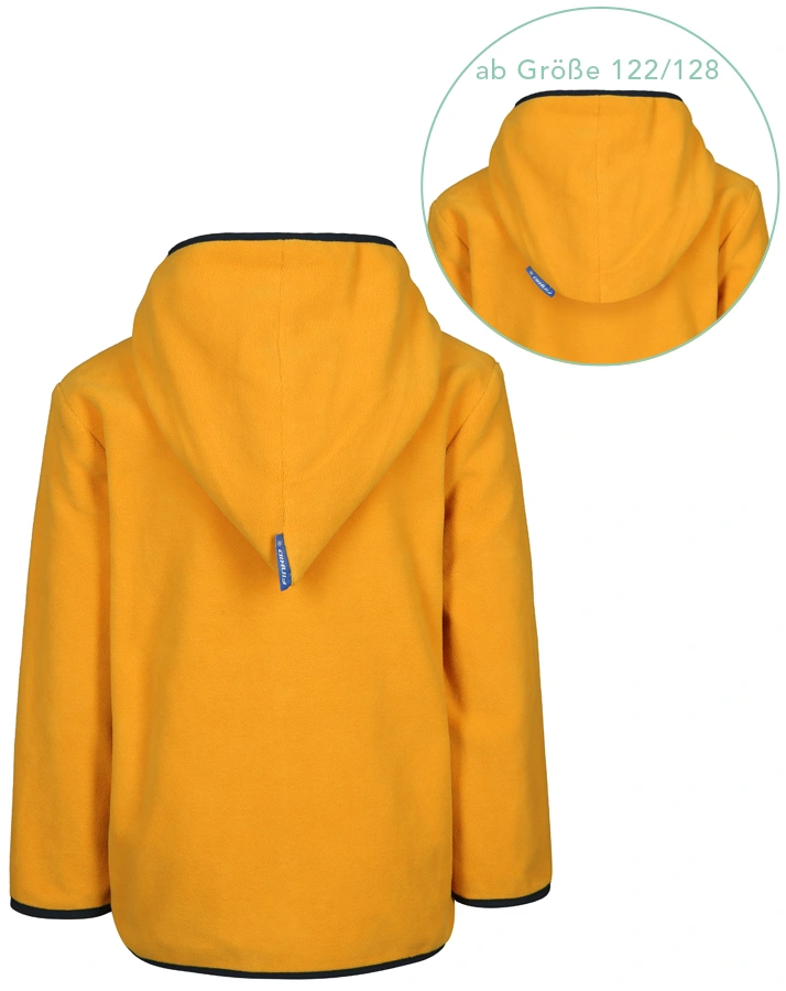 Fleece-Jacke TONTTU in harvest gold/denim