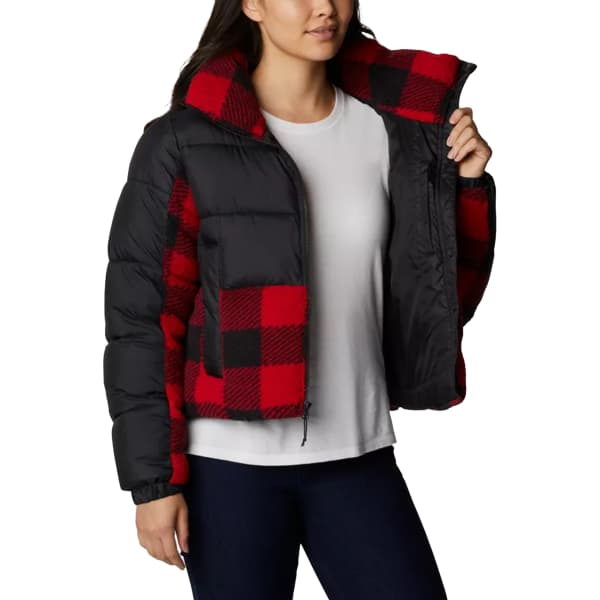 Veste COLUMBIA LEADBETTER POINT SHERPA BLACK RED BUFF