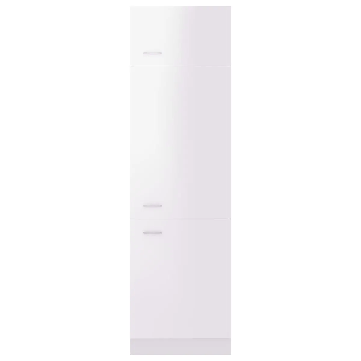vidaXL Armoire Frigo Blanc Brillant