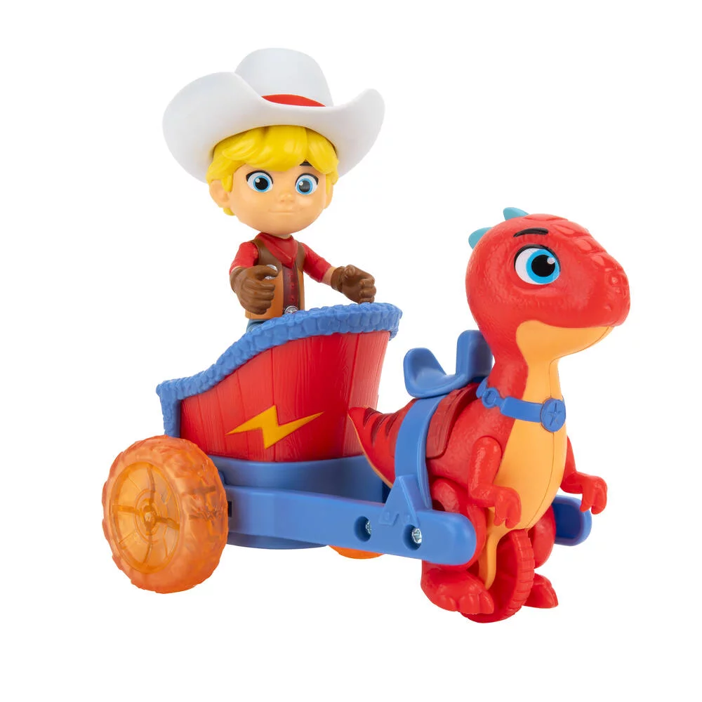 DINO RANCH - 1 FIGURINE ET VEHICULE DINO