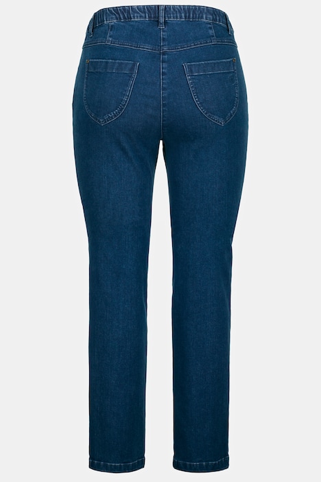 Jeans Sophie, Stickerei, schmales Bein, Komfortbund