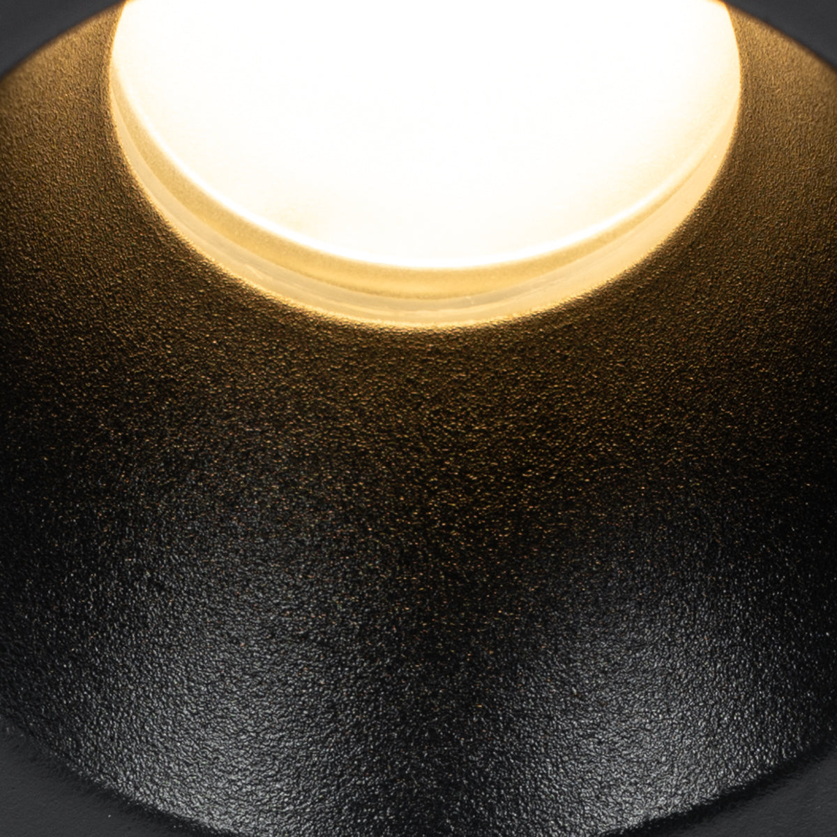 QAZQA Set van 6 inbouwspots zwart GU10 35mm IP44 - Dept