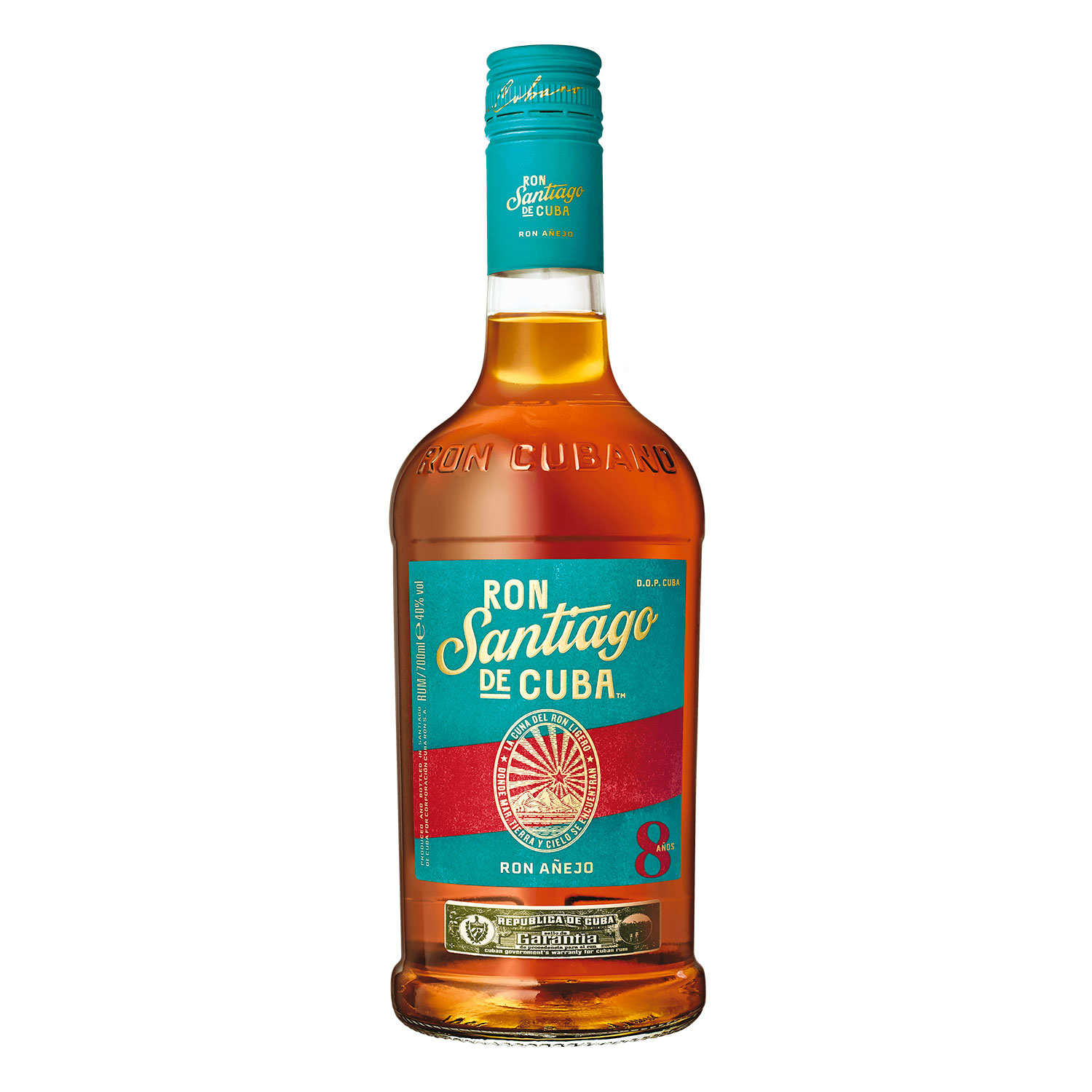 Rhum Santiago de Cuba 8 años 40%