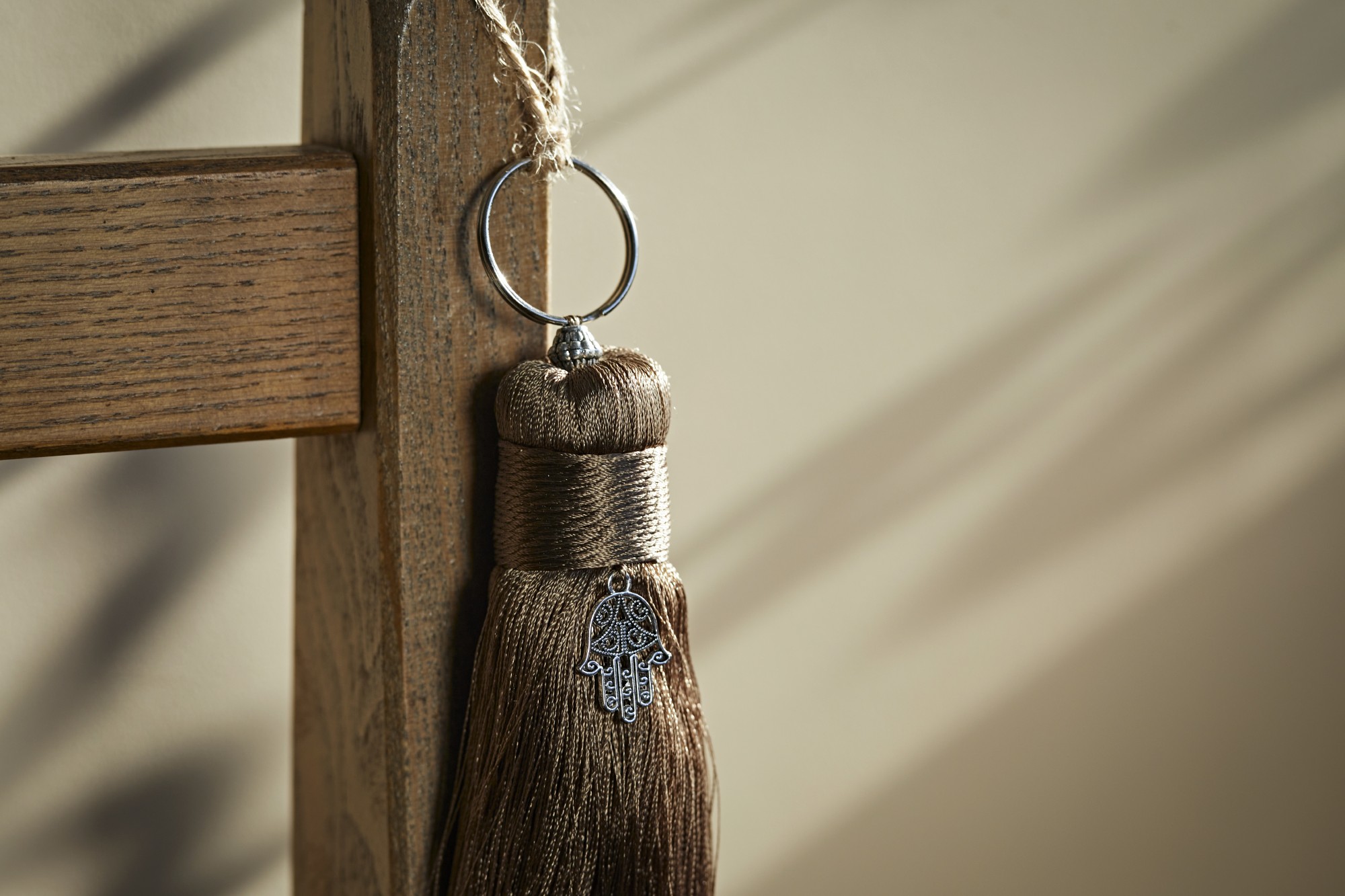 Troddel 'Fatima', braun, H 12 cm, Ø 2 cm günstig bestellen