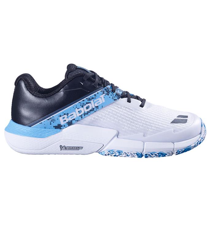 MOVEA MEN White-Cyan-blue