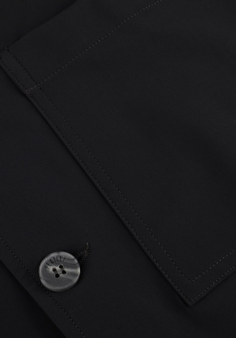 zwarte ferilli overshirt worker jacket
