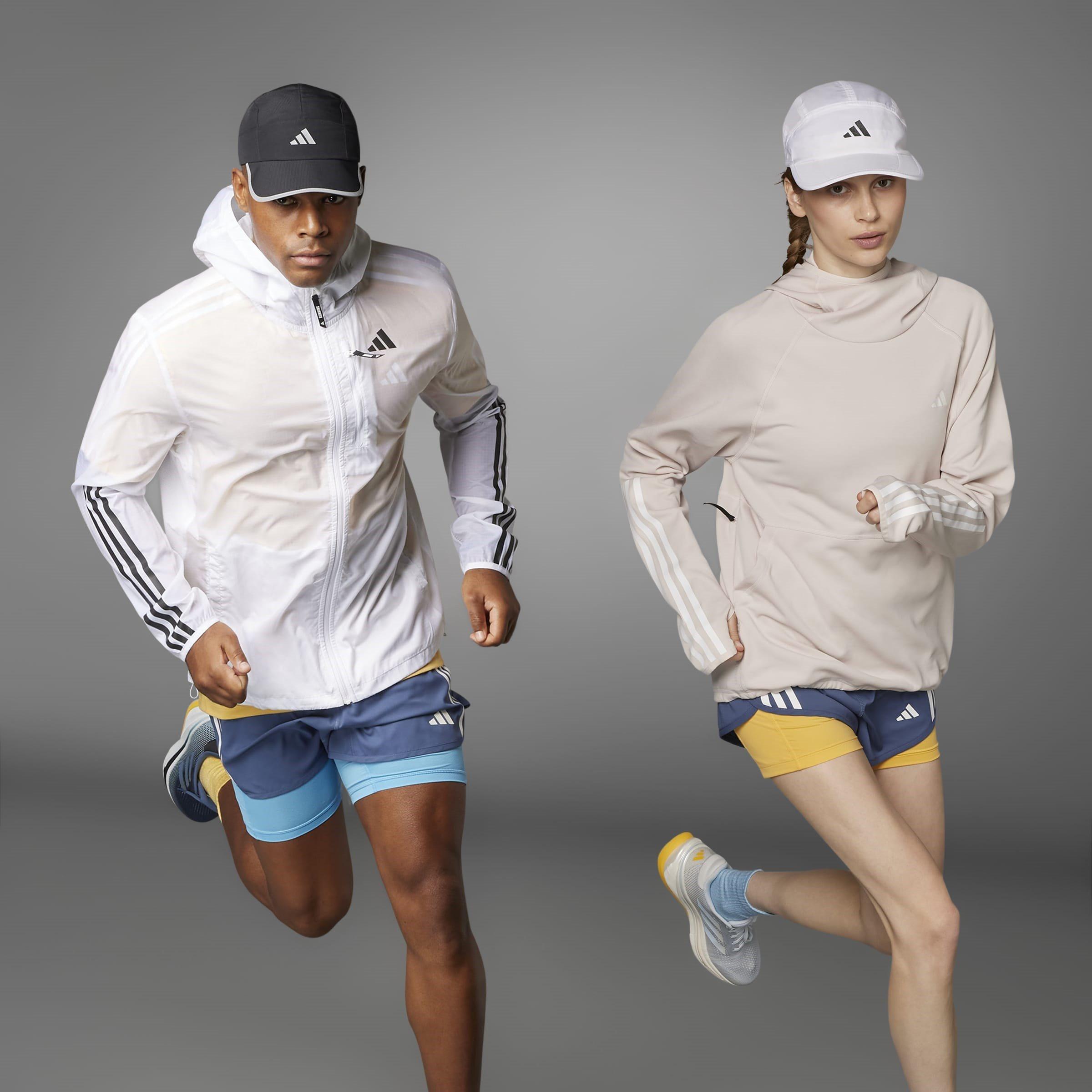 adidas Own The Run 3 Stripes Hoodie Womens
