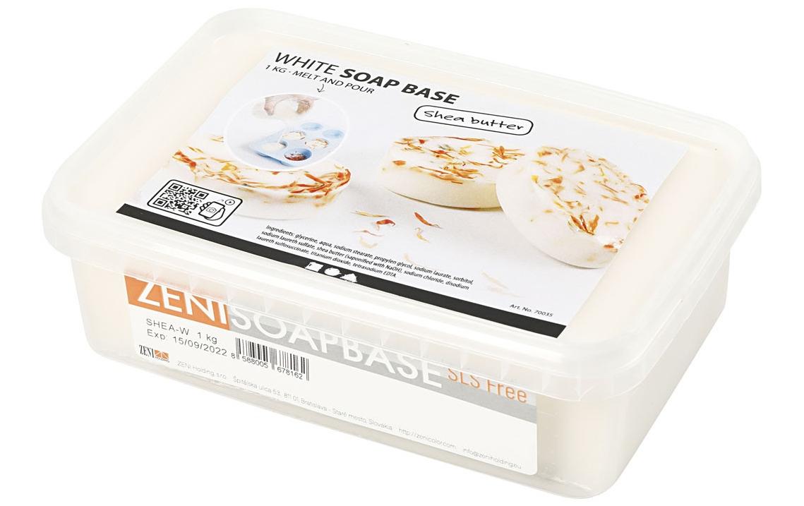 Glycerinseife 1 kg, WeissSeifenbasis