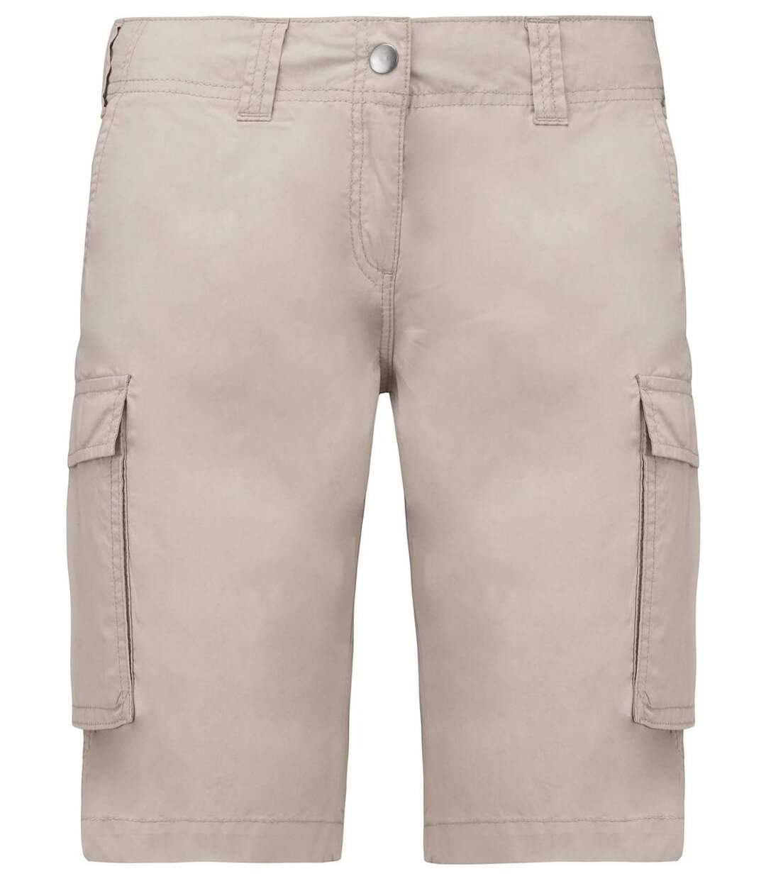 bermuda léger multipoches femme K756 - beige