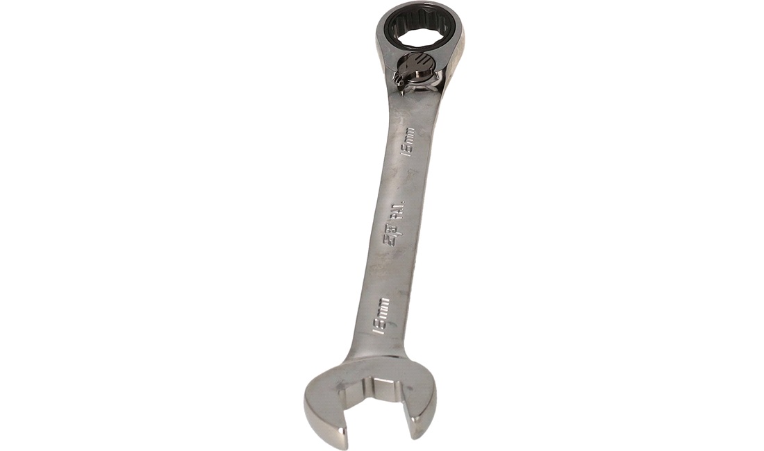 Ringgaffelnøgle 18mm m/skralde vendbar