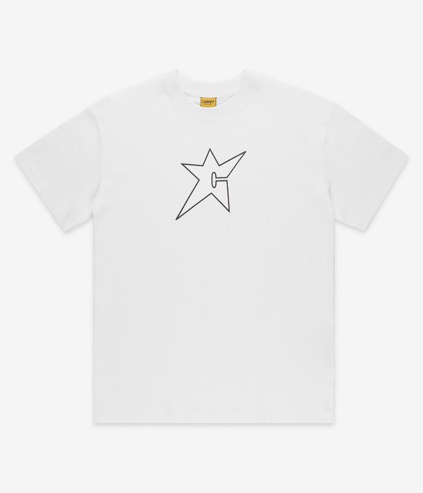 Carpet Company C-Star Logo T-Shirt (white black)