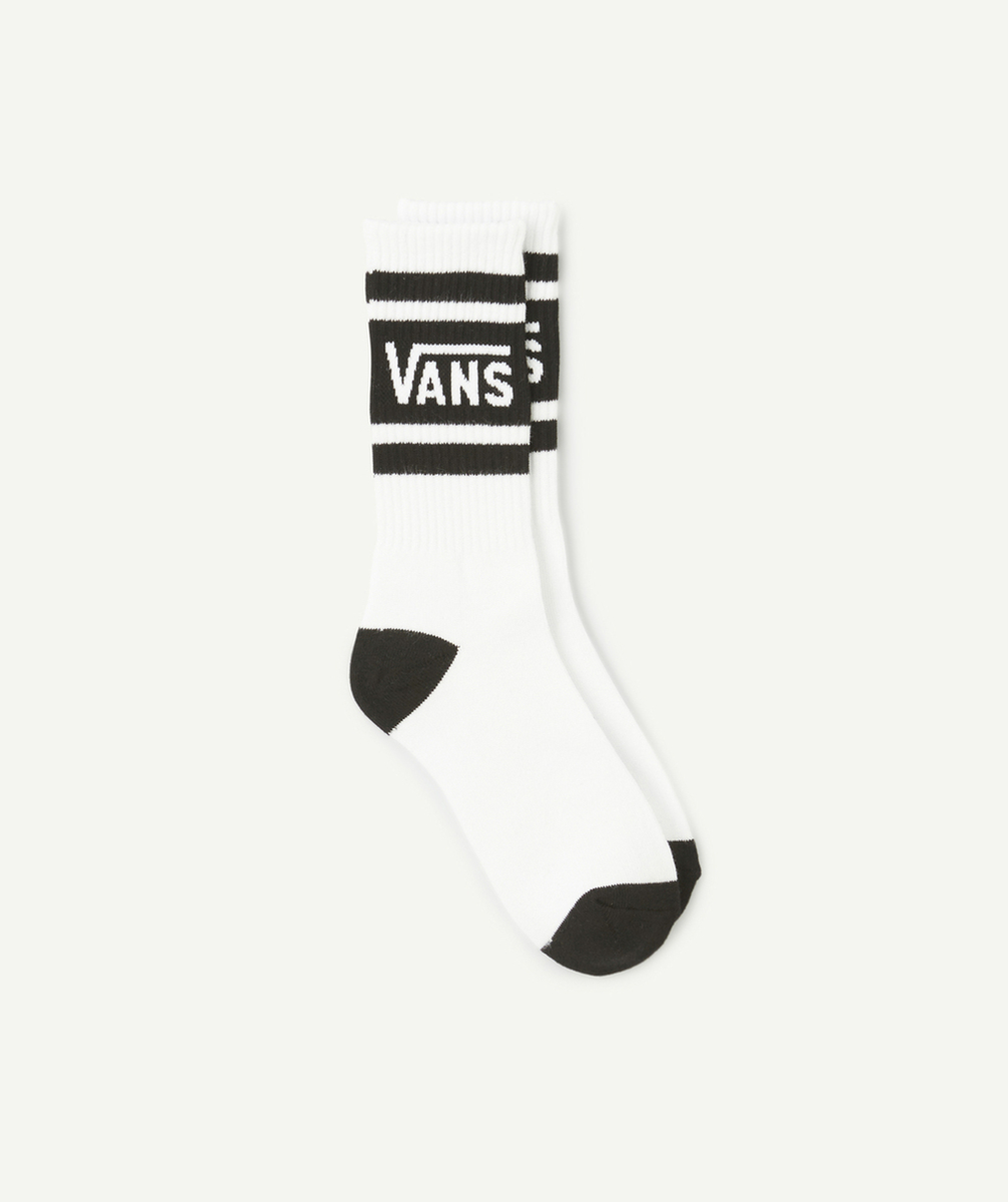 VANSPAIRE DE CHAUSSETTES ENFANT DROP V CREW BLANC ET NOIR