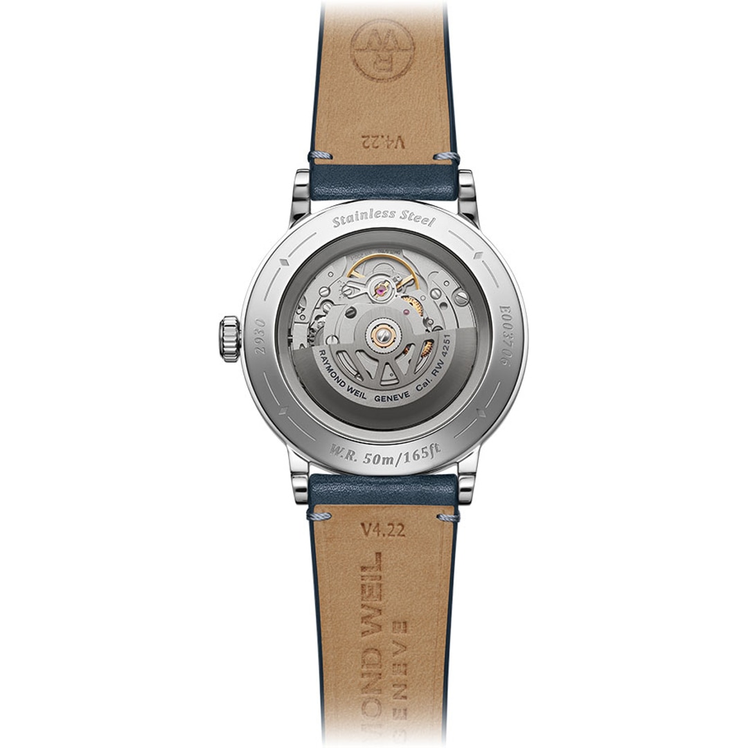 Raymond Weil Millesime Petite Seconde Jeansblau Ø 39mm