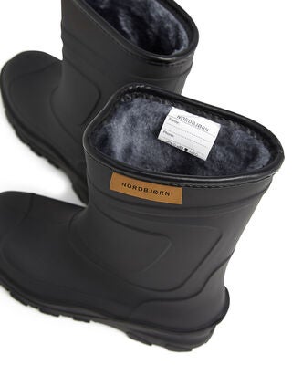 Nordbjørn Blizzard Fôret Gummistøvler, Jet Black