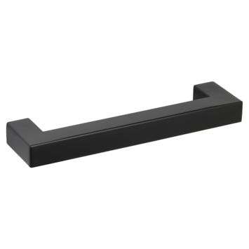 Greep Eddy zwart rvs 128 mm