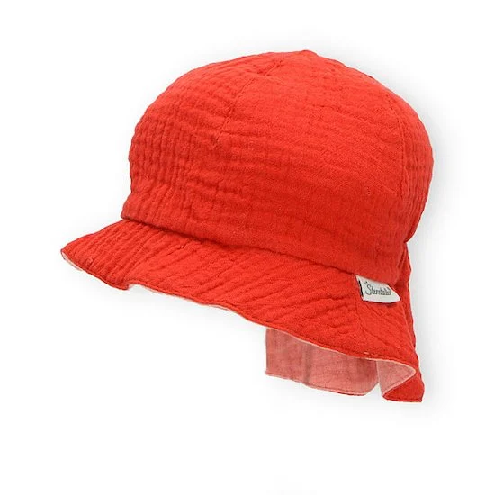 Casquette nuque longue réversible   Rouge/Rose        de               Sterntaler
