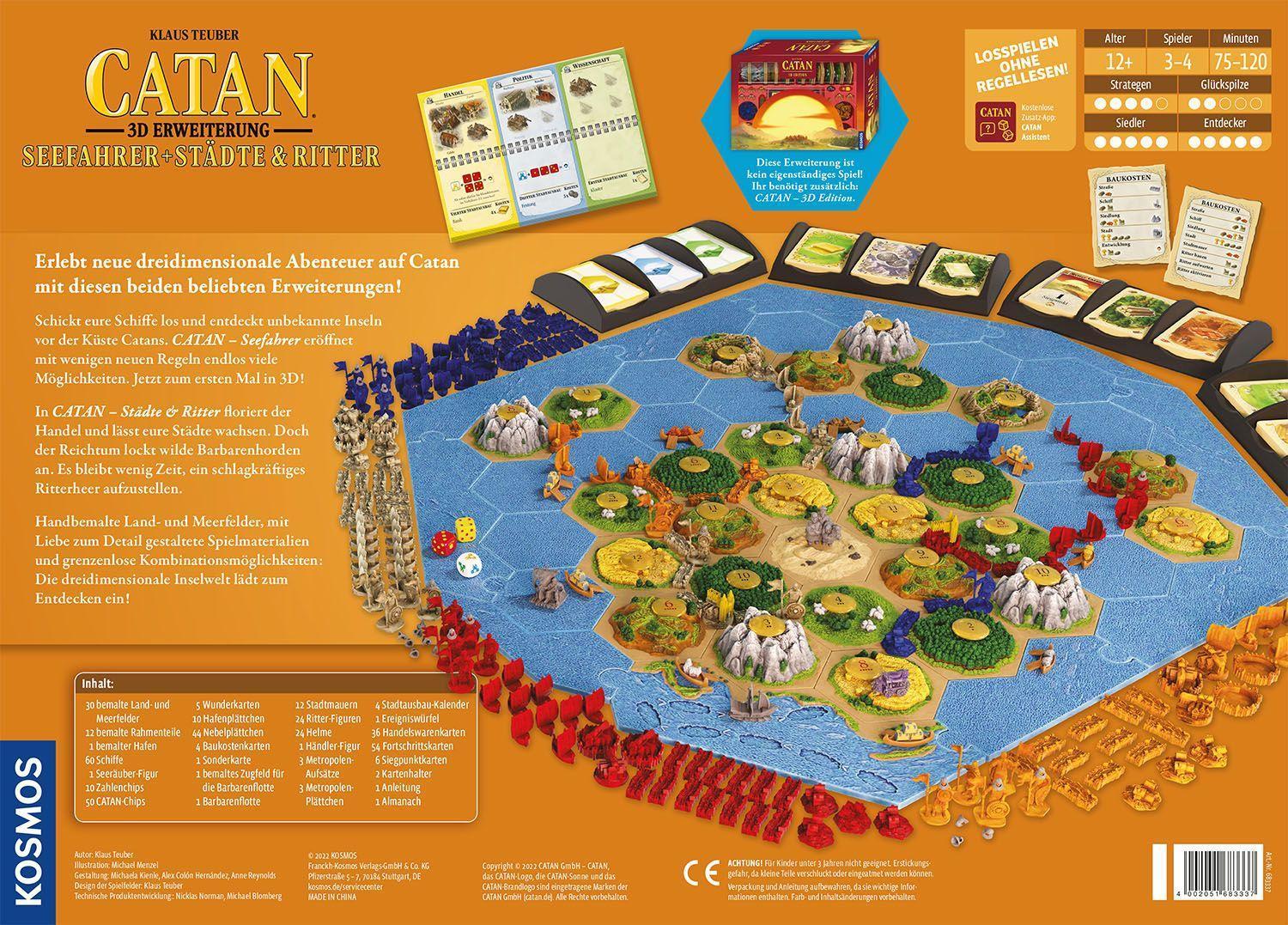 CATAN 3D - Seefahrer + Städte & Ritter