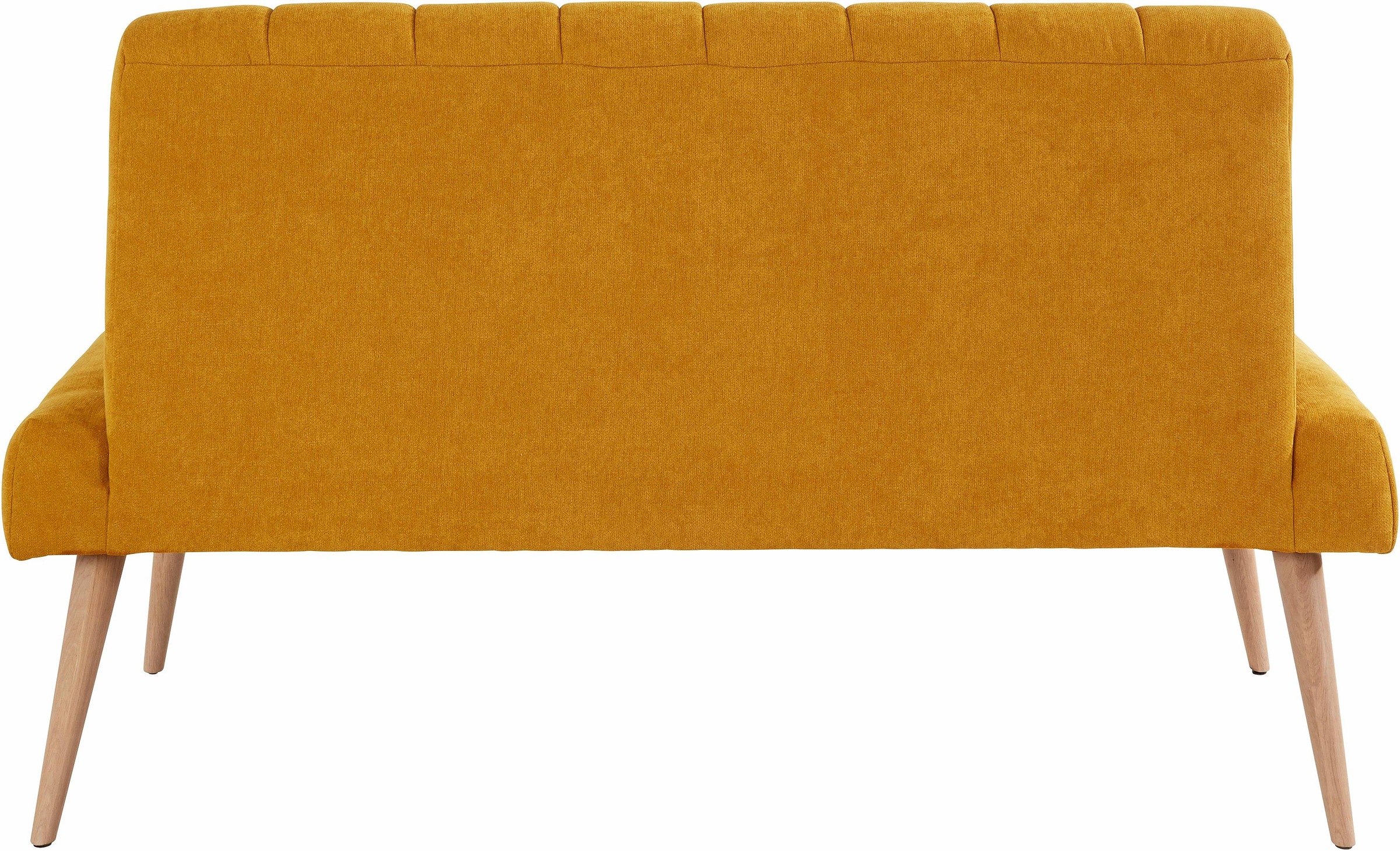 exxpo - sofa fashion Sitzbank »Costa, moderne Rückensteppung, bequem und elegant, hoher Holzfuss« hochwertige Detailverarbeitung, Frei im Raum stellbar