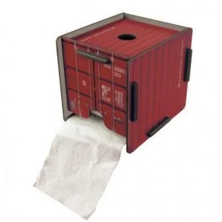 Werkhaus Toilettenpapierhalter Container Rot