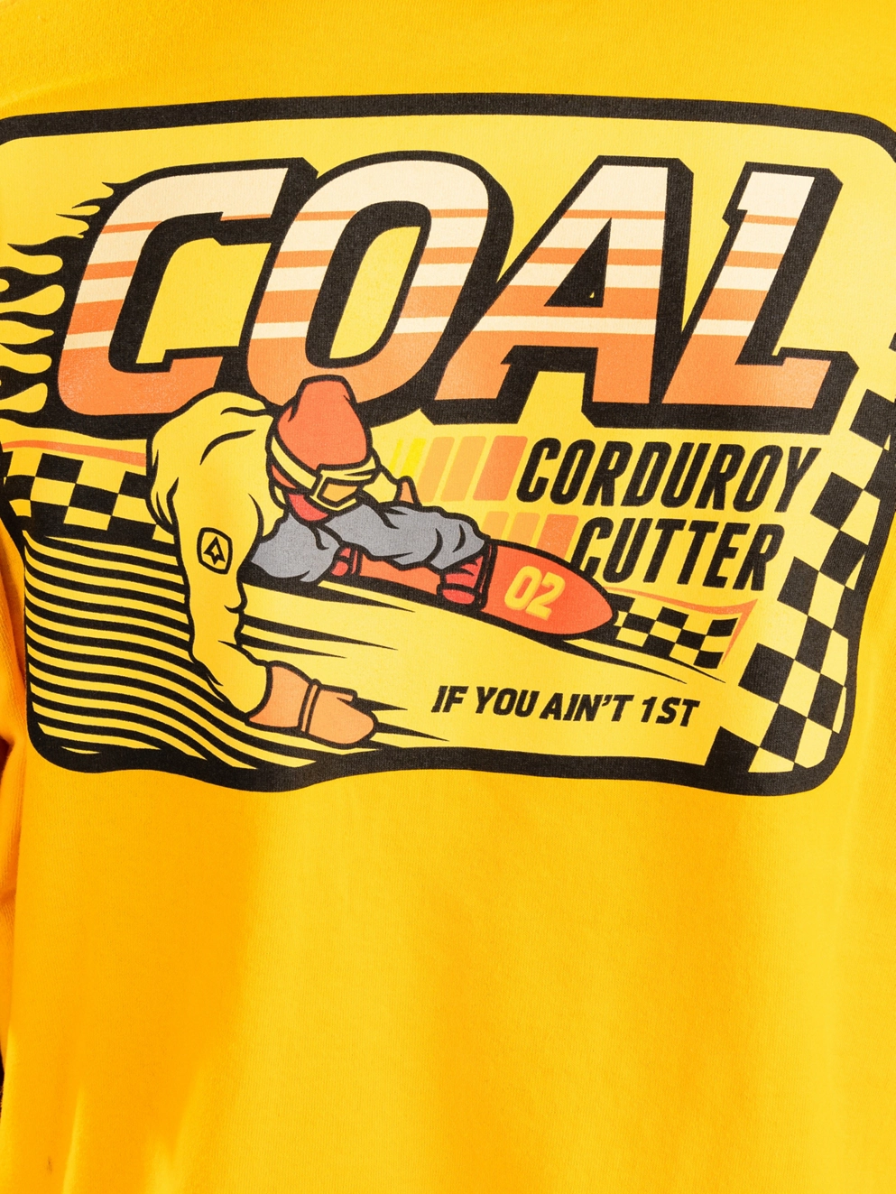Coal Corduroy Cutter T-Shirt mustard