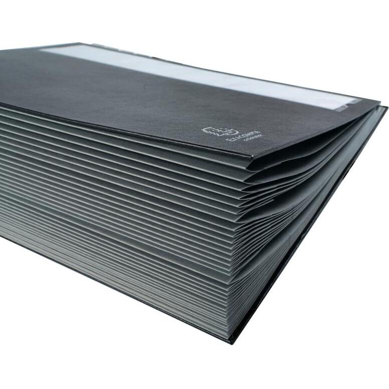 Trieur rigide Ordonator alphabétique dos extensible 24 compartiments A à Z - Noir
