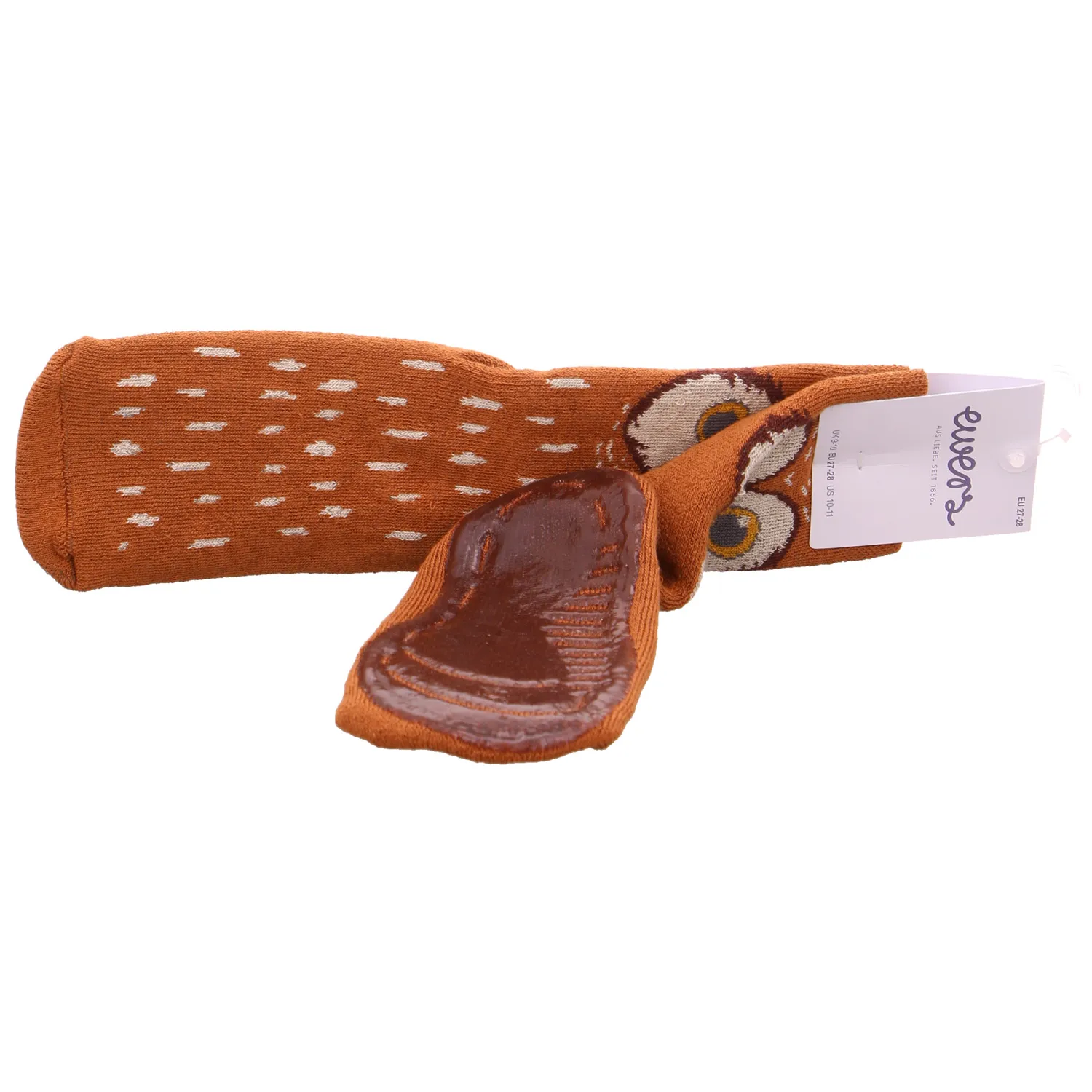 EWERS Antirutsch-Socken Mittelbraun Textil