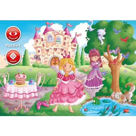 Ravensburger Puzzle Kleine Prinzessin Bella, 3x35 Teile