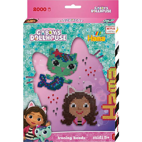 Hama midi ophængsæske - Gabby's Dollhouse