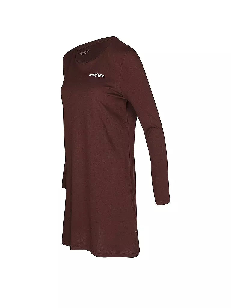 MARC O'POLO Nachthemd - Sleepshirt dunkelrot