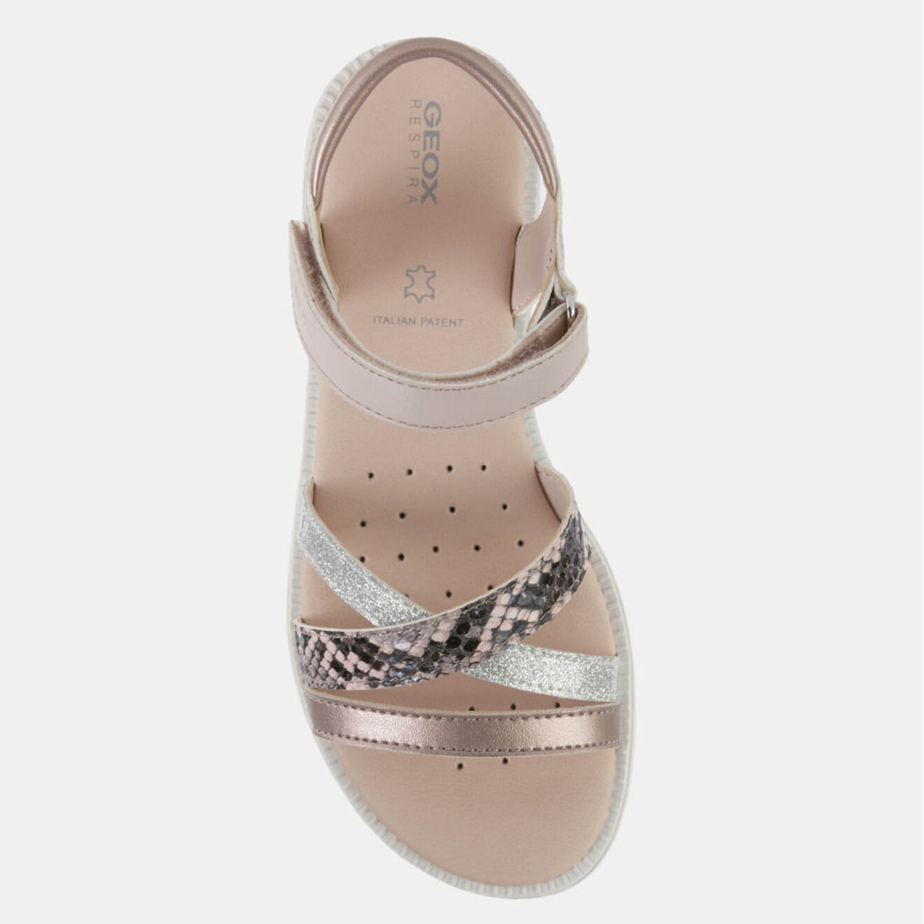 Geox Sandales Karly à brides croisées roses