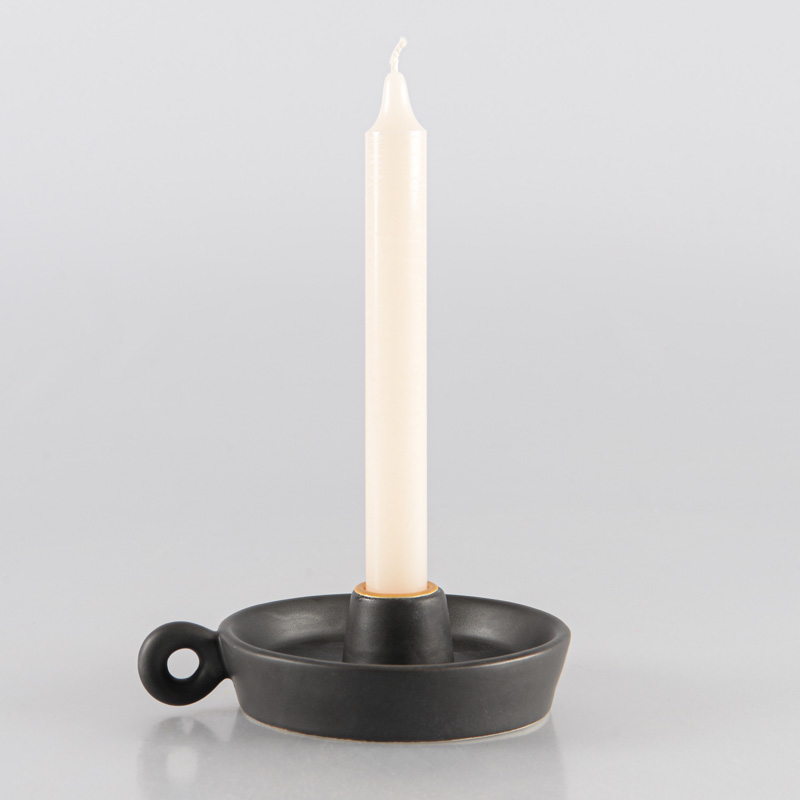 Bougie flambeau ivoire